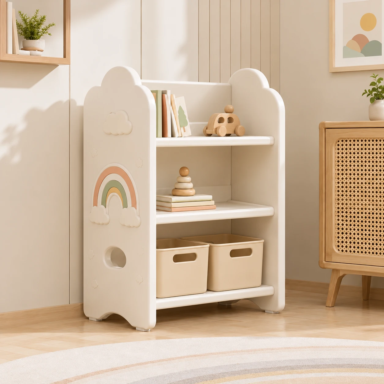 Open Shelving cloud storage layout concept