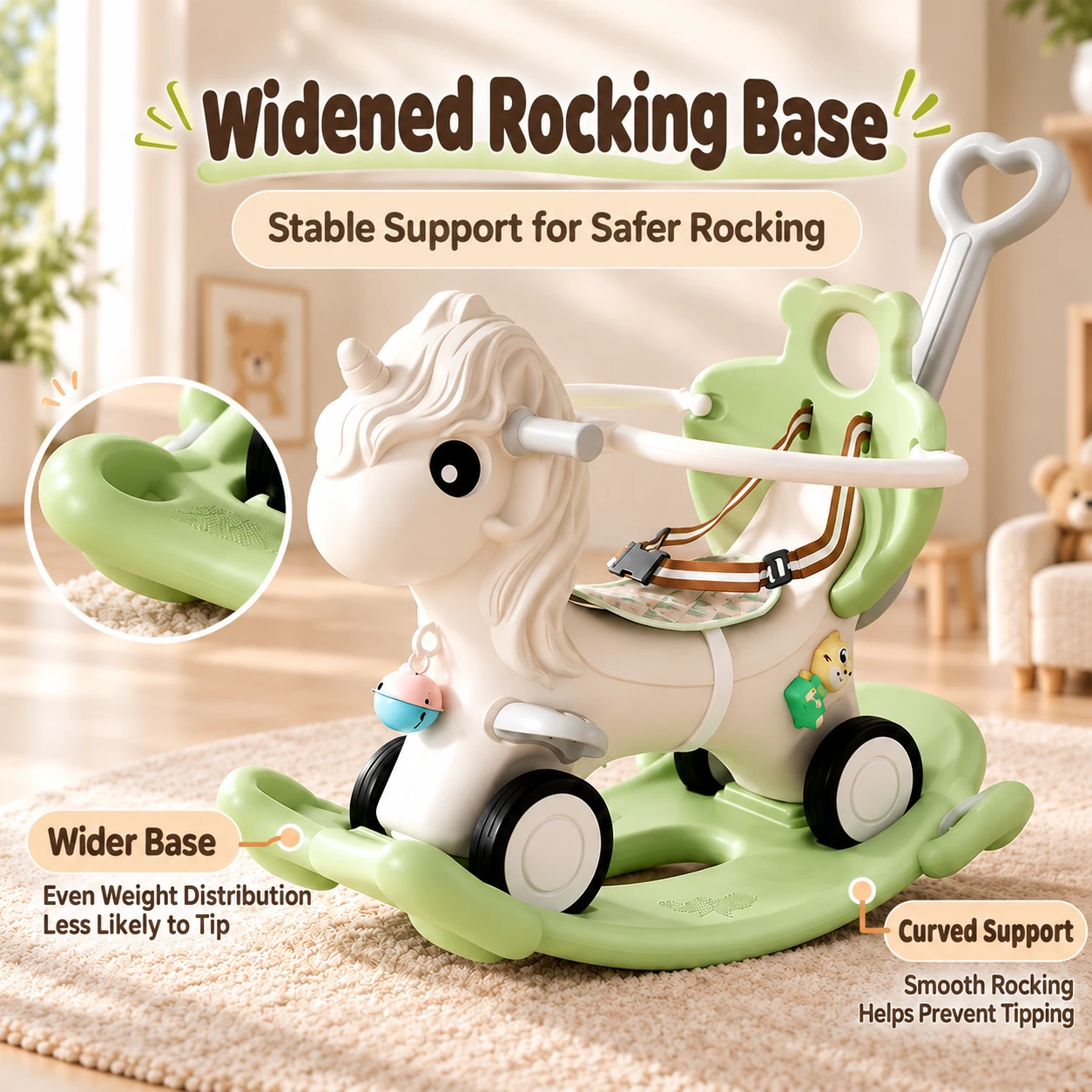 Unicorn Rocking Toy - product detail 2
